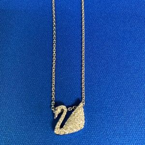Swarovski Crystal Swan Necklace